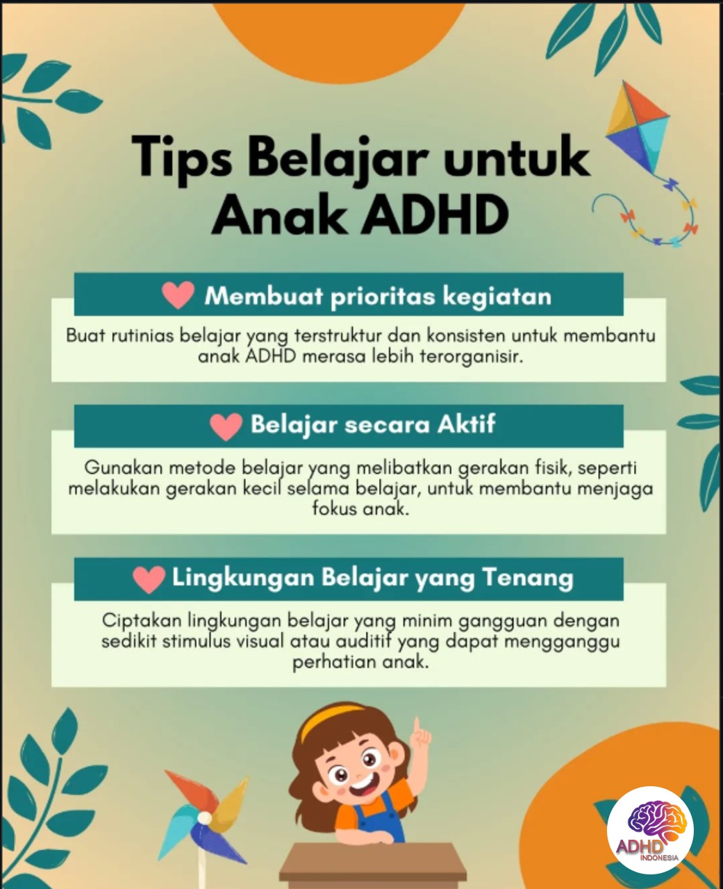 Strategi Belajar yang Cocok untuk Anak ADHD di Kota Surakarta